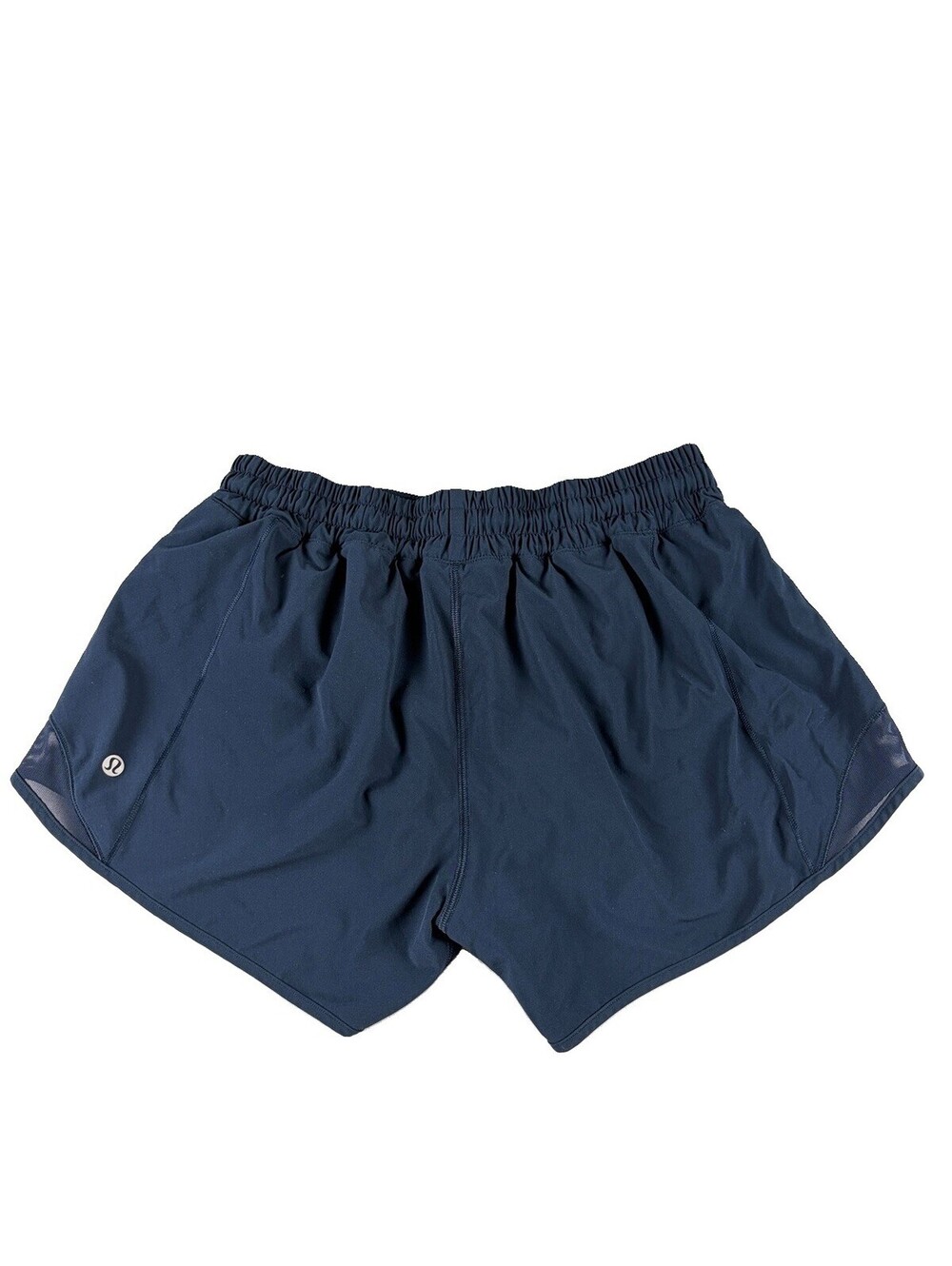 Lululemon Hotty Hot Low-Rise Lined Short 4" Navy Size 8 Tall W7AVGT
